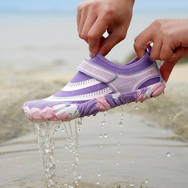 Men Women Aqua Shoes Beach Barefoot Water Shoes Quick Dry Swim Sandals Drainage Upstream Wading Sneakers For Fitness Yoga Diving Surf Camping Running