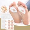 6/12/18/30 PCS Felt Corns Adhesive Foot Calluses Anti-pain Anti-wear Adhesive Sole Invisible Protective Adhesive Shock Absorption After Heel Adhesive