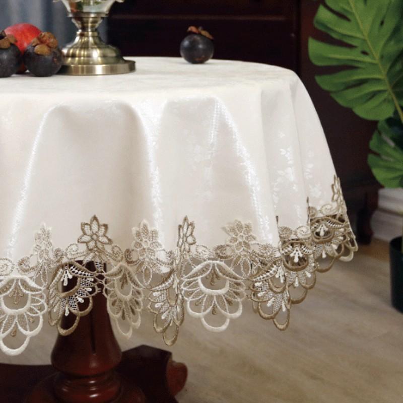 Новая китайская усовершенствованная скатерть Sense, водонепроницаемая и маслостойкая, не требующая стирки, новая большая круглая скатерть для чайного столика