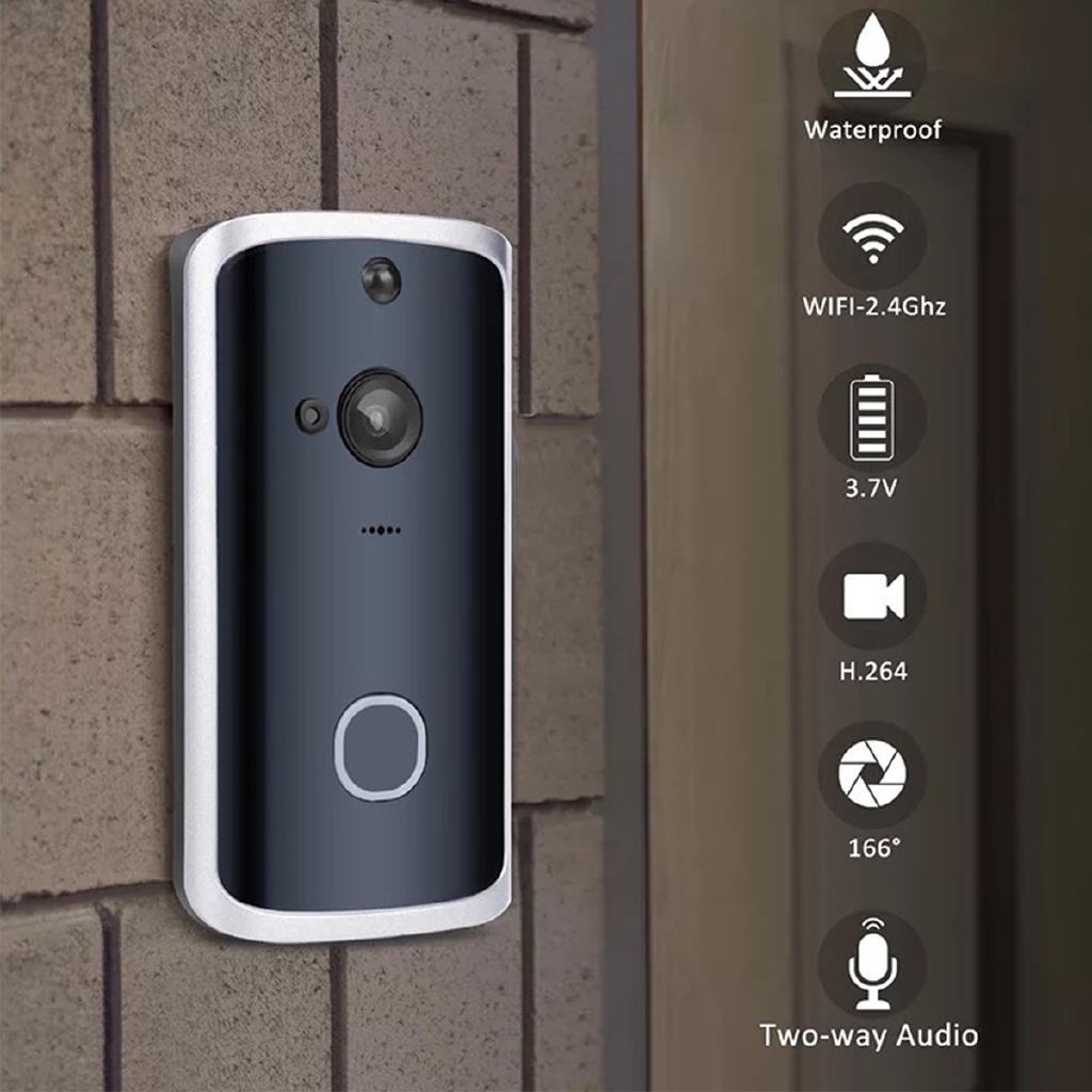 Умный WiFi Видеодомофон Камера Беспроводной Домофон Приложение Телефон Запись Фото Видео Дом Визуальная Безопасность Домофон