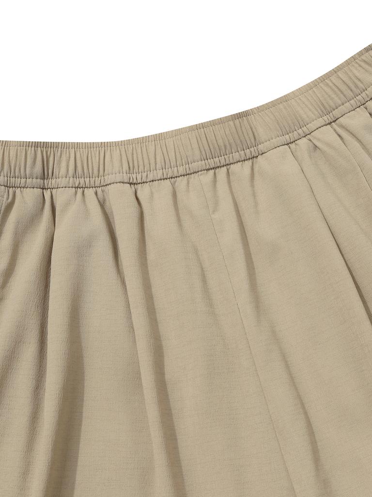 K2 Signature New Flowy Bermuda Pants W_Y.Beige