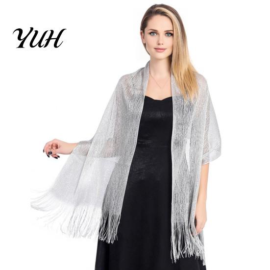 Formal Shoulder Cover for Dinner Women's Tassel Shawls And Wraps Evening Dress, Glittering Up with Buckle, Decorative Wrap Backless Dress Soft Elegant