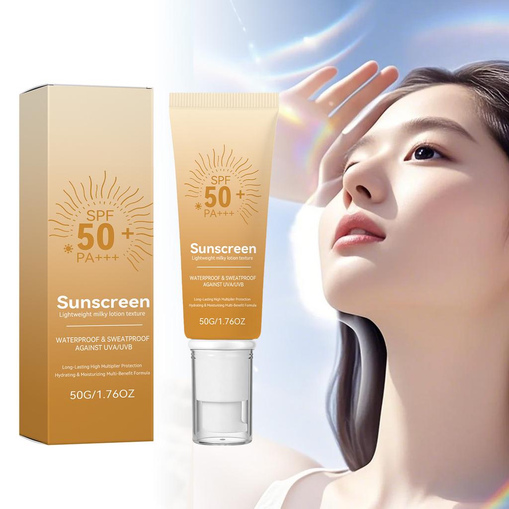 VIARELINE Moisturizing Protective Cream Lightweight Hydration Body Skin Summer Outdoor Defense Non-Greasy 50g