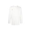 FW22 Футболка с круглым вырезом и длинными рукавами с логотипом, мужские топы, белые HT4733