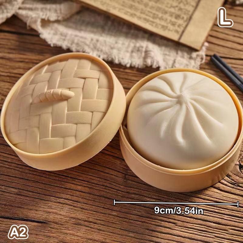Hot sale Giant Dumpling Squeeze Anxiety Relief Fidget Simulation Food Steamed Stuffed Bun Soft Squeeze Decompression Dough Toy