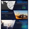 HUD Проекционный дисплей для автомобилей 2025 Новый Универсальный Цифровой GPS Спидометр Светодиодный Дисплей со Скоростью в Милях в Час Компас Предупреждение о Превышении Скорости Усталость за Рулем