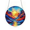 Collectible Puzzle Pendant Acrylic Suncatcher, Colorful Window Hanging, 7.48 Inch Sun Catcher Decoration Ornament, Ideal for Gifting And Home Decor