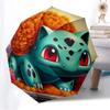 1pc Bulbasaur, Pokémon Automatic Folding Umbrella] Durable Iron Frame & Rod, Portable Folding, Makes a Great Holiday Gift yy251016250