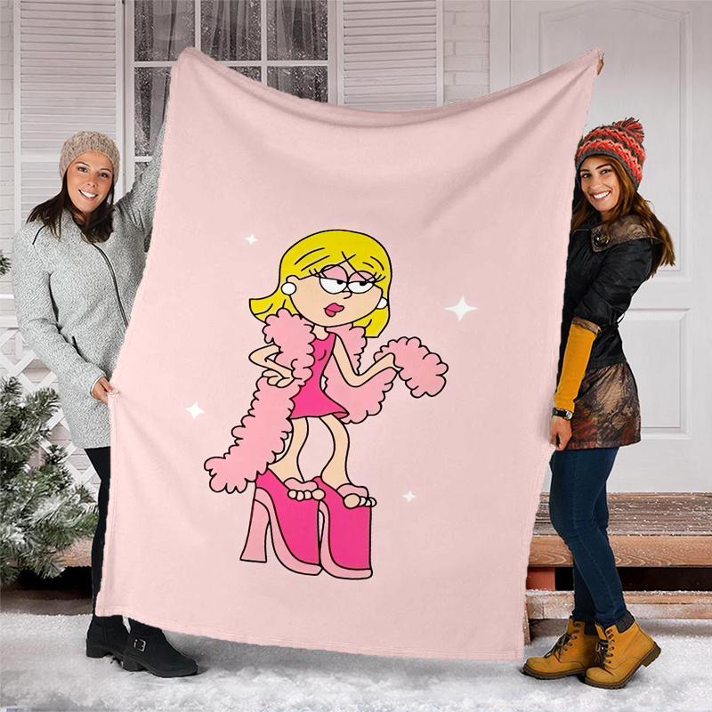 Lizzie McGuire Theme Printed Blanket - Perfect for Couch, Bed, Travel & Outdoor Use | Machine Washable, Cozy & Durable.