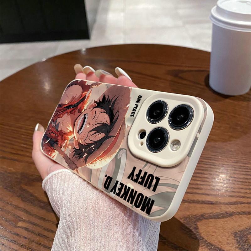 Поверхностные морщины и неровности чехол для телефона с рисунком Луффи защитный матовый чехол из ТПУ мягкий силиконовый чехол