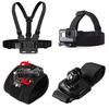 Нагрудный, плечевой, запястный и головной ремни для спортивной камеры GoPro Hero98 — в комплект входят оголовье и нарукавная повязка.