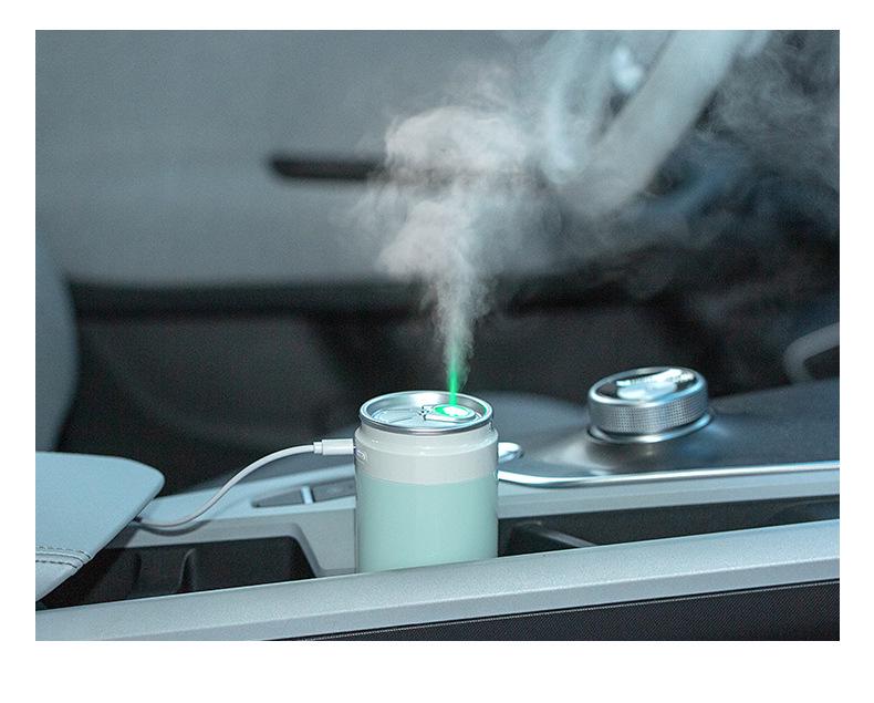 Portable USB Creative Coke Can Humidifier for Home, Office, and Car