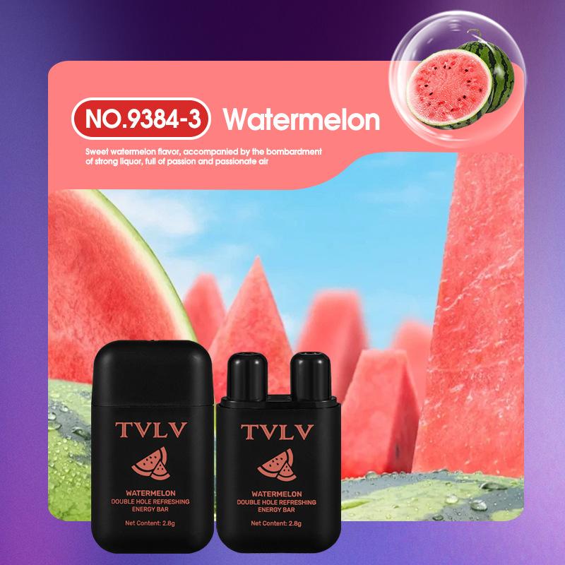Мята/Лимон/Манго/Арбуз Энергетический стик Двойное отверстие Бодрящий энергетический батончик Ароматерапевтический назальный ингалятор Энергетический стик для ингаляций