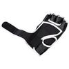 Durable Half Finger Boxing Training Sanda Fighting Combat Competition Sandbag Gloves Black #1