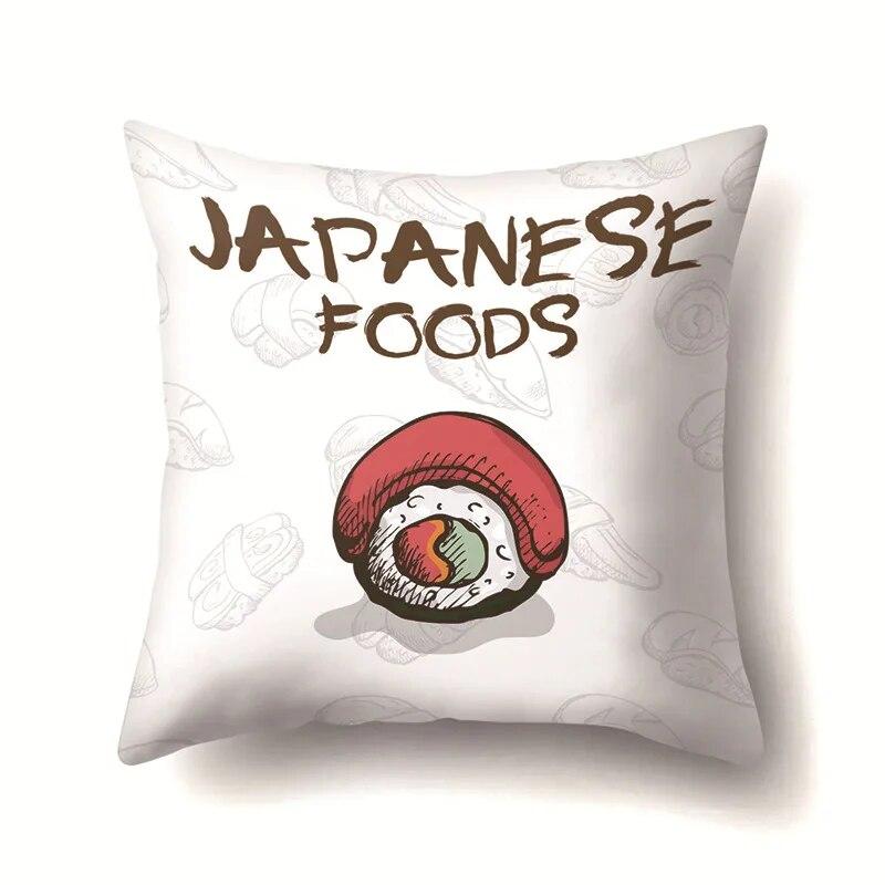 Чехол для подушки «Еда» для автомобиля, офиса, дивана, спальни, гостиной
