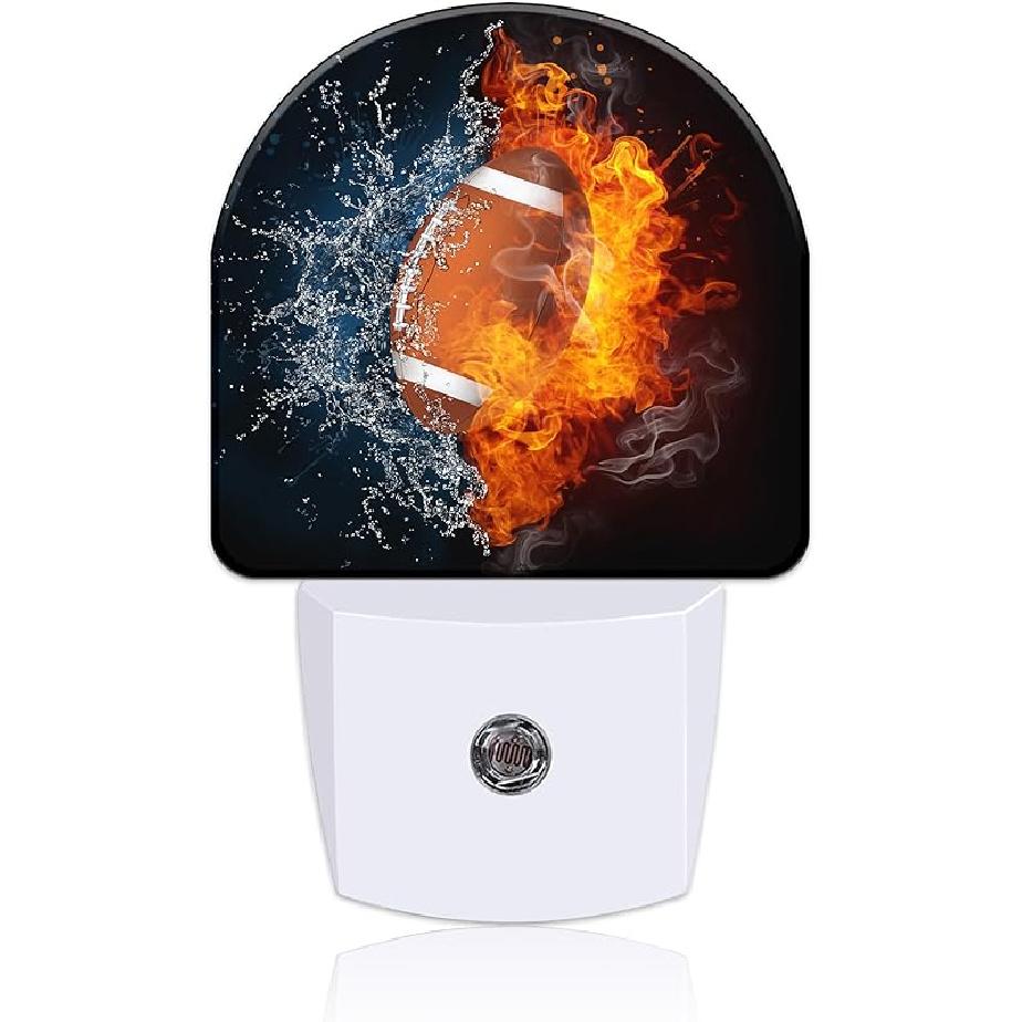 Watercolor Christmas Tree Night Light for Kids, LED Night Light Plug into Wall with Dusk to Dawn Sensor for Girls Boys Women Men Room Decor, Hallway,