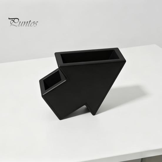 Декорация в форме стрелы, 3D-печатный настольный органайзер, 2 отделения, держатель для пульта ДУ, ручек, офисных принадлежностей, для домашнего рабочего стола, стакана