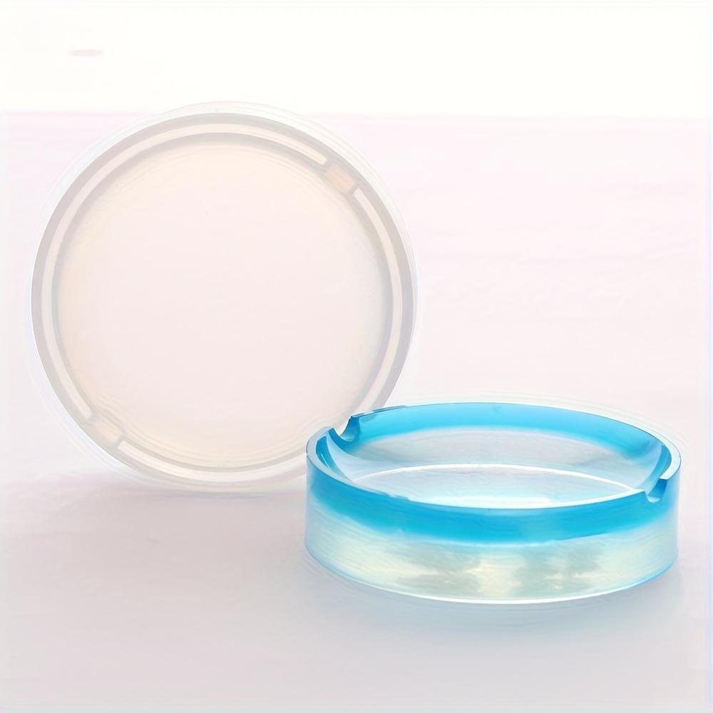 2 шт. Форма для литья из смолы двух стилей, квадратная круглая силиконовая форма для пепельницы, DIY креативные поделки ручной работы, подходит для семейной гостиной, автомобиля для хранения