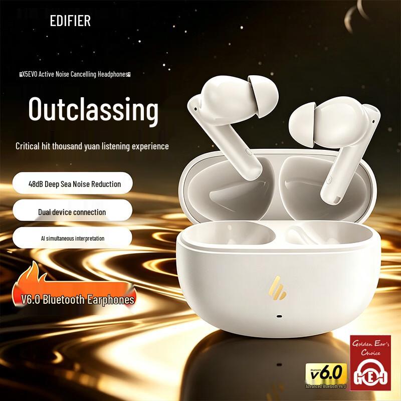 Edifier X5 Evo True Wireless Noise-Cancelling Earbuds