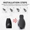 AABGS1 For Mercedes Benz Apple Tree AMG CLA GLA GLC GLE W204 W212 W220 W205 Key Case Rear Back Cover Key Shell Accessories