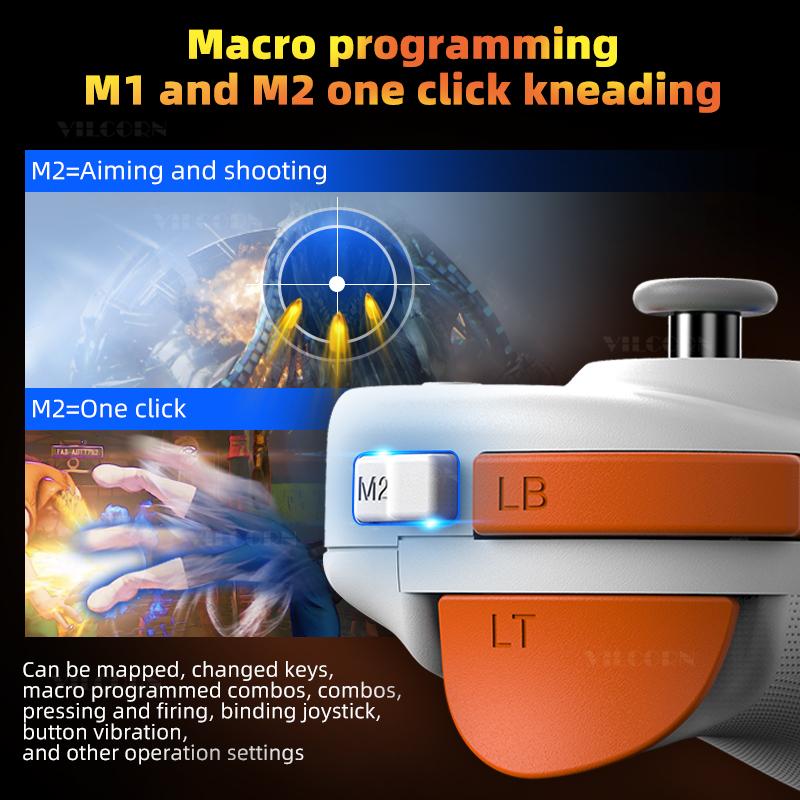 Лидер продаж D8Pro RGB игровой контроллер для планшета FPS мобильный геймпад для переключателя Android ios PS3 PS4 PC Hall Trigger джойстик