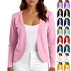 Women's Casual Solid Color Cardigan Top Solid Color Jacket