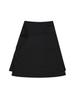 Dsmt Draped Layered Skirt_Black