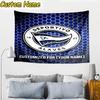 Custom Name Deportivo Alaves Emblem Tapestry Room Decoration Wall Hanging for Living Room Bedroom, dormitory, Birthday and Christmas gifts