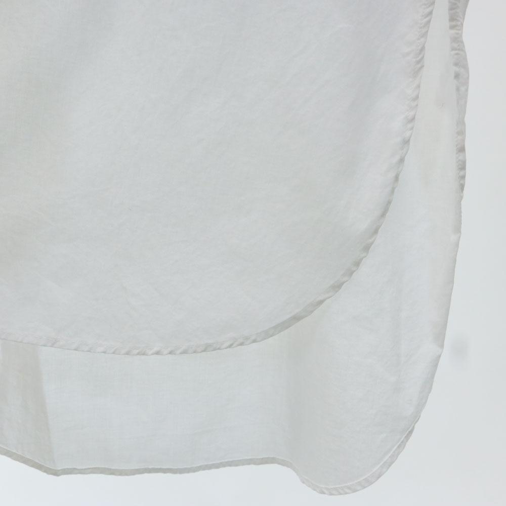 Mizuiro Ind Long Sleeve Stand Collar Shirt Dress White Women Used