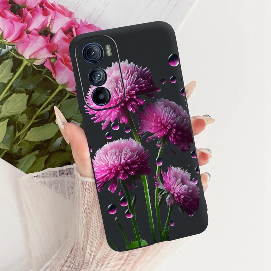 Милый чехол для телефона с принтом для Motorola Edge 30 30Pro 30Neo, мягкие черные силиконовые TPU чехлы для MOTO Edge30 Pro Neo, защитные бамперы