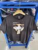 High Quality 25SS SAINT Printed Washed Vintage Short Sleeved Street Casual Loose Cotton Round Neck T-shirt For Men Hip Hop