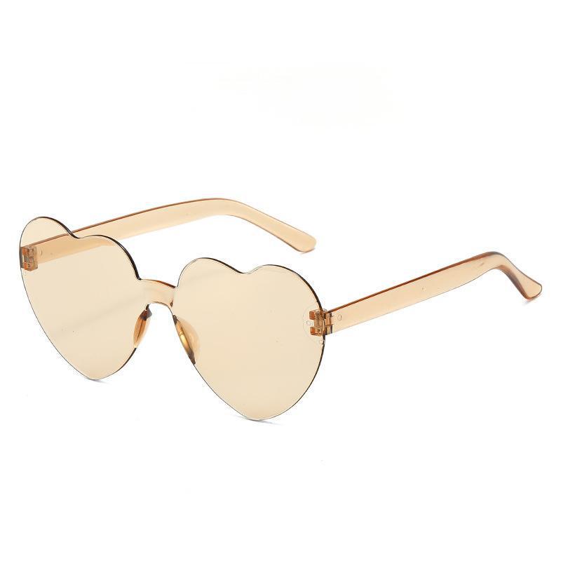 Модные солнцезащитные очки в форме сердца в европейско-американском стиле для женщин - Маскарадная вечеринка и забавные очки