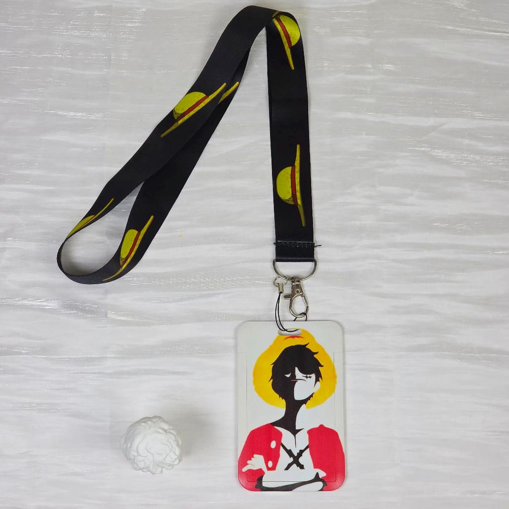 Аниме Мультяшный Держатель для Пропусков Брелоки Шейный Ремешок Для Карты-Пропуска Аниме Держатель для Кредитных Карт Брелоки-Ремешки