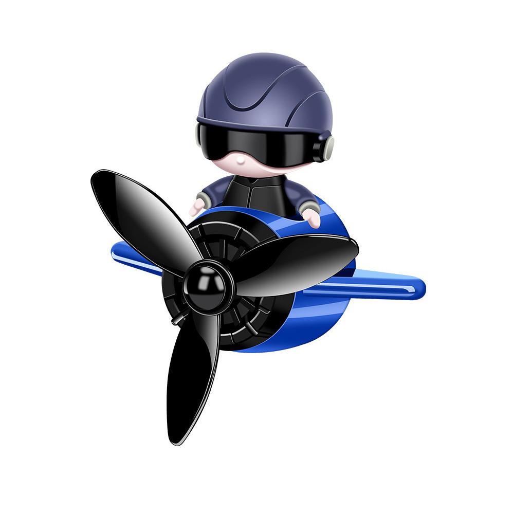 Автомобильный освежитель воздуха Cartoon Pilot с вращающимся пропеллером, ароматизатор с магнитным диффузором для салона автомобиля