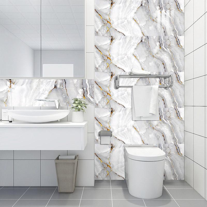 10 шт./компл. керамическая плитка из ПВХ с имитацией мрамора для предотвращения пятен Восстановленная самоклеящаяся бумага для украшения дома Декоративные пленки Наклейки на стены