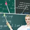 1pcs Retractable Dual-Hand Teaching Tool Guiding Students Reading Pen Finger Pointer Stick