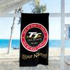 Isle Man Tt Customizable Name Beach Towel High Absorbency Quick-Dry Suitable for Sports Travel Swimming Yoga Bathroom Beach And Pool