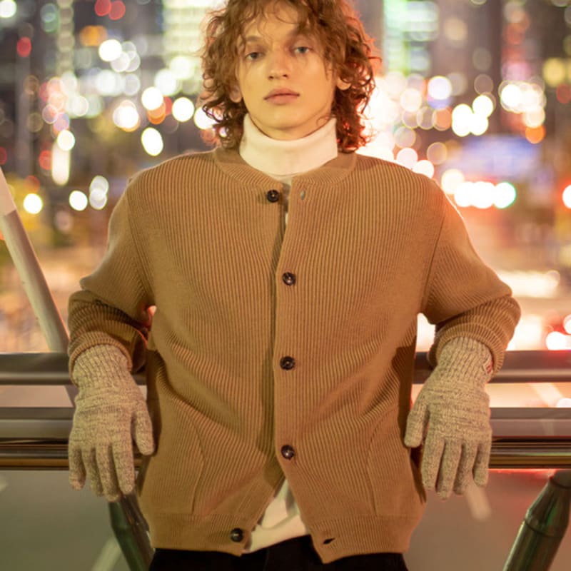 NEWBERRY KNITTING Шерстяные перчатки - Овсянка