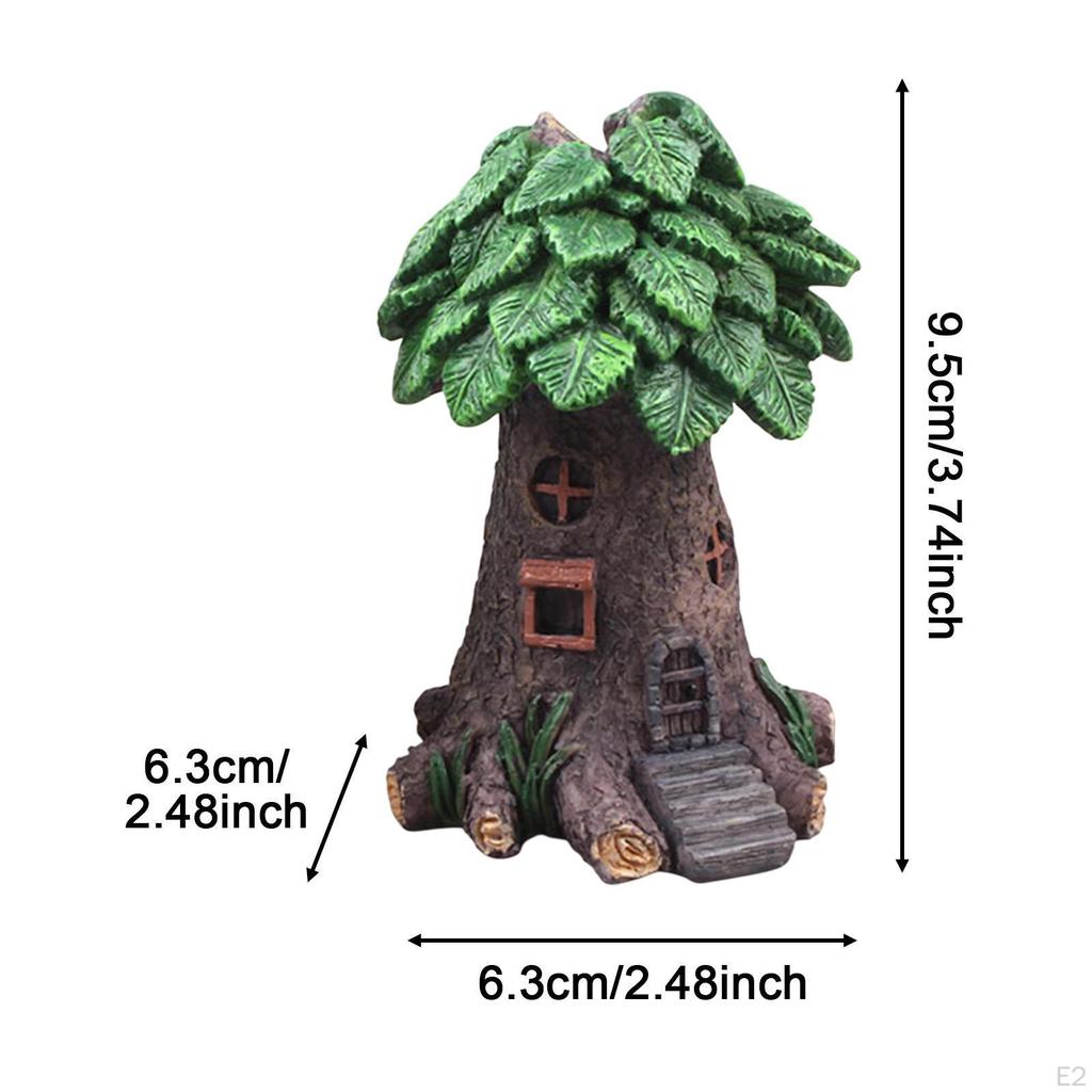 Aquarium Decoration Decor Flower Pots Statue Versatile Decorative Landscape Figure Simulation