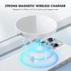 For 15W Magsafe Magnetic Wireless Charger for  IPhone 16 15 14 13 11 12 Pro Max X XS XR 7 8 Plus Type C Fast Charging Cable