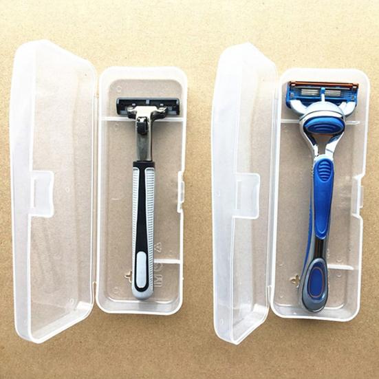 Чехол для бритвы, удобный антиокислительный компактный органайзер для бритвы, дорожный ящик для хранения бритв, органайзер для бритвы для ванной комнаты