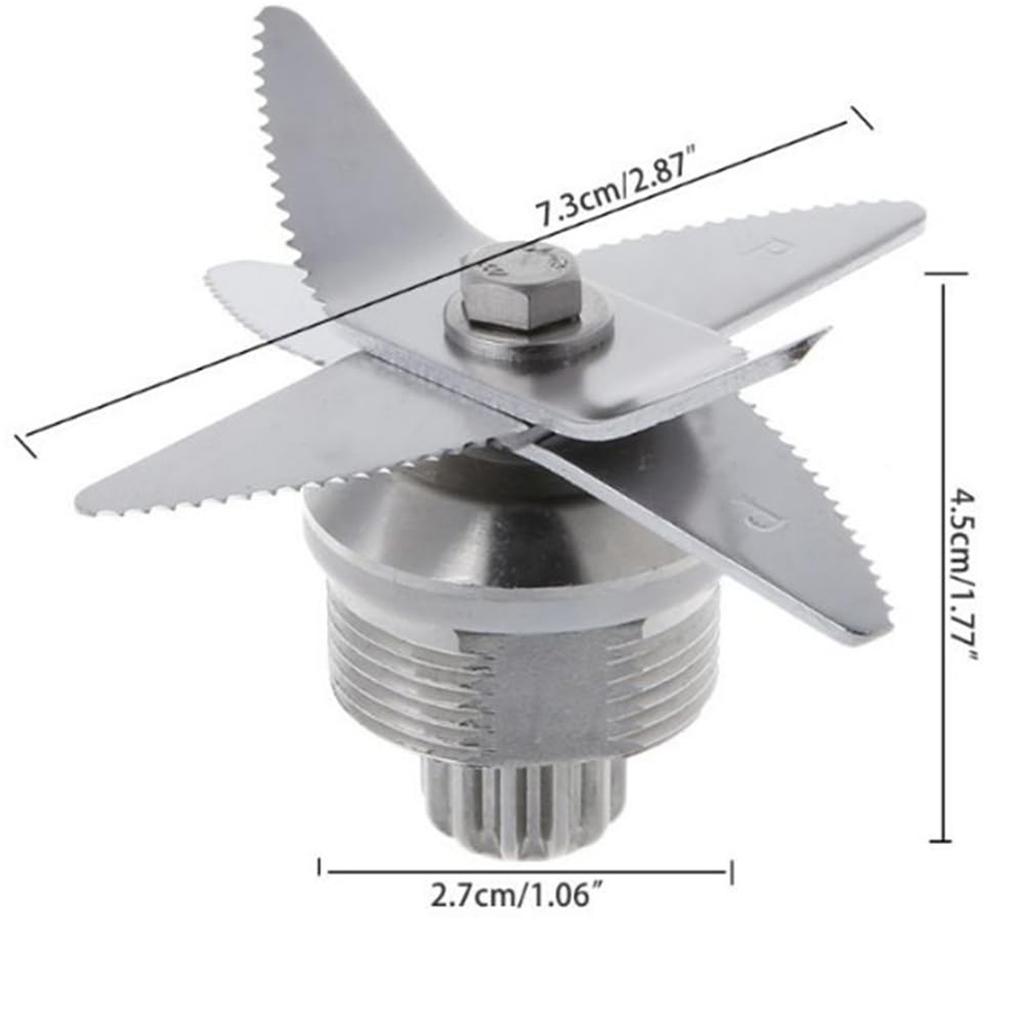 Лезвие из нержавеющей стали для блендера-соковыжималки, запасная часть для блендера 767, сменная часть для смешивания, аксессуары для легкой очистки