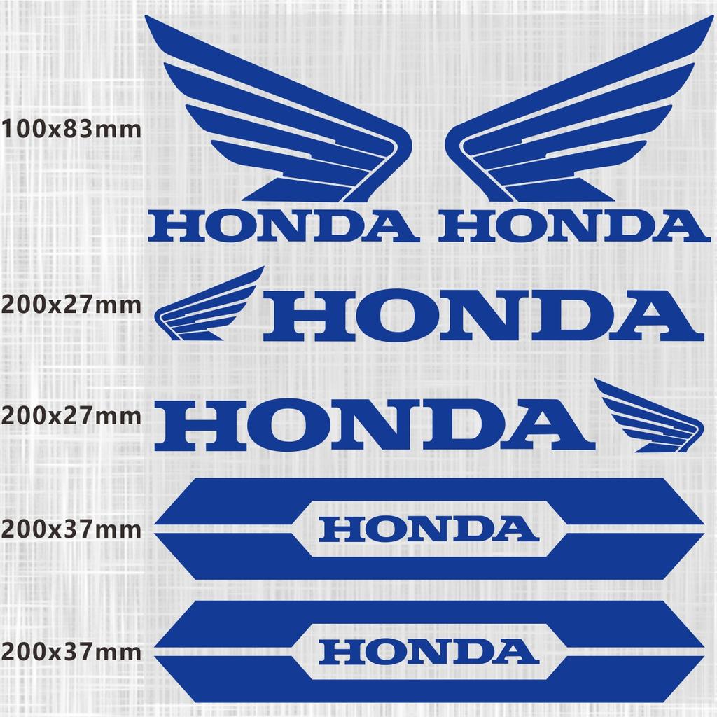 Виниловая наклейка Honda Логотип Мотоциклетный Шлем Наклейка Водонепроницаемая Светоотражающая