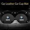 2pcs car cup holder mat non-slip coffee beverage mat for BMW X1 X2 X3 X4 X5 X6 X7 i3 i5 i7 E36 E39 E60 E87 E91 E92 F10 F20 F30