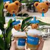 Disposable Transparent U-Shape Coffee Milk Tea Cups with Lids