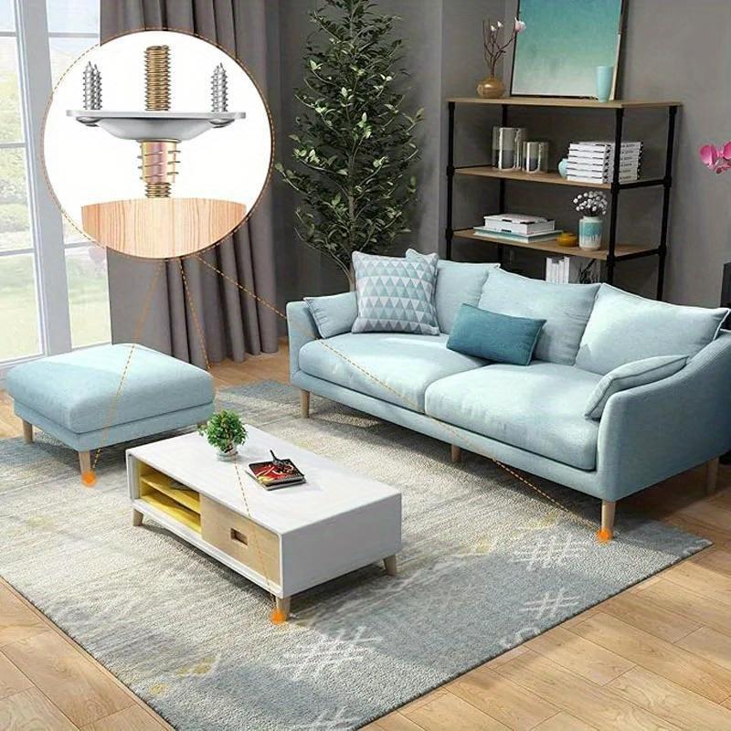 4 шт., монтажный кронштейн для ножек стола, 12 градусов, фаска, фиксирующие детали мебели, деревянные аксессуары, фурнитура для дома, ножки стола, дивана