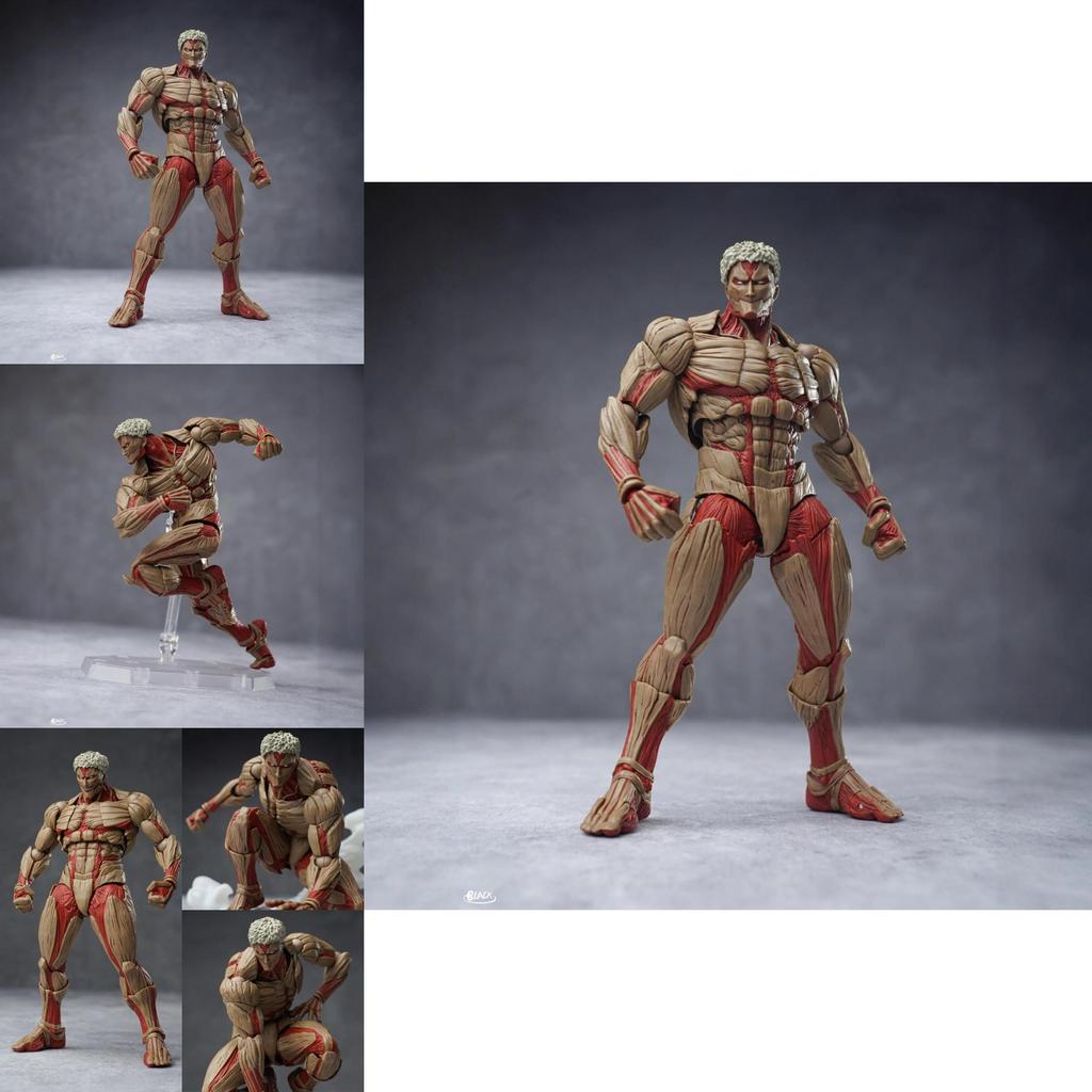 Атака Титанов Бронированный Титан ПВХ Модель Украшение с Подвижными Суставами для Коллекционеров