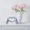 Resin Sculpture Figurines Heart-Shaped Desktop Ornament Love Gesture Statues  Valentine's Day