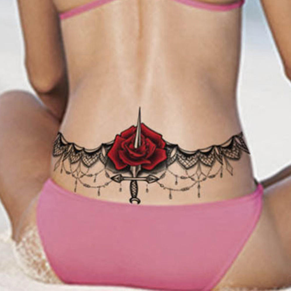 Модная женская водонепроницаемая временная поддельная наклейка на руку для тела