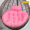Подвесное кресло-гамак Мат Прочный Уличный Инвентарь Утолщенная Круглая Подушка-пуф 105см Напольные Подушки Подушка-спинка Балкон